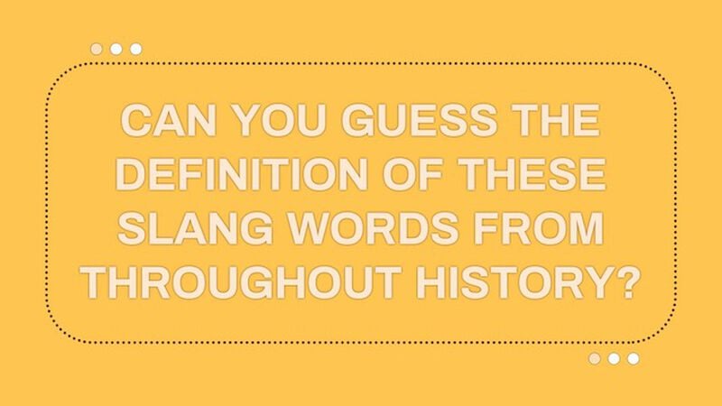 History of Slang